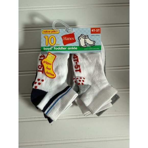 Hanes Other - New Hanes Boys Toddler Ankle Socks